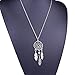 Usstore Women Lady Fashion Retro Dream Catcher Necklaces Pendant Sweater Chain
