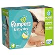 Pampers Baby Dry Economy Pack Plus, Size 4, 180 Count