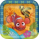Disney Nemo's Coral Reef Square Dessert Plates (8 count) Party Accessory