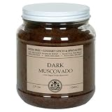 India Tree Dark Muscovado Sugar, 2.8-Pound Jars (Pack of 2)