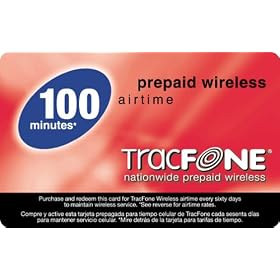 TracFone Prepaid Airtime Card, 100 Units for TracFone Phones