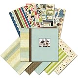 K and Company 8-1/2-Inch by 8-1/2-Inch Mega Scrapbook Kit, Family