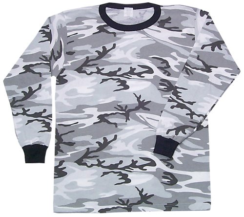 Youths Long Sleeve T-Shirt / Tee - Urban Camouflage