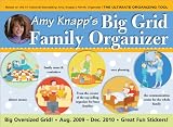 2010 Amy Knapp's Big Grid Family Organizer wall calendar