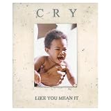 Cry Like You Mean It Marble Frame- White(4x6)