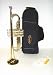Crystalcello CWD415 B Flat Lacquer plated Trumpet with Carrying Case