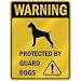 boxer43 - WARNING BOXER PROTECTED BY GUARD DOGS PARKING SIGN