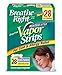 Breathe Right Mentholated Vapor Strips for Cold & Allergy Relief, Small/Medium, 28-Count Boxes (Pack of 2)