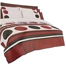 Circle & Stripe Pattern Quilt/Duvet Cover Bedding Set