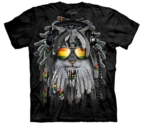Mountain Rastafurrian Kitten Adult Size T-shirt