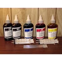Non-OEM, Bulk refill dye ink for Epson refillable cartridge WorkForce WF-2520 WF-2530 WF-2540 WF-3520 WF-3540 WF-7510 WF-7520 WF-7010 NX530 XP-200 XP-300 XP-310 XP-400