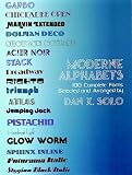 Moderne Alphabets: 100 Complete Fonts (Dover Pictorial Archive Series)