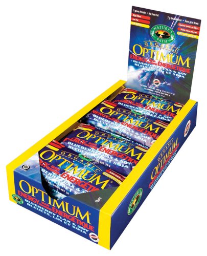 Nature's Path Foods - Optimum Energy Bar Blueberry Flax Soy, 12 bars by Nature's Path Foods