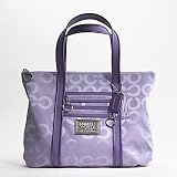 Coach Poppy Op Art Lilac Glam Tote Bag Handbag Style 14530 Purse