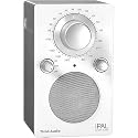 Tivoli Audio iPAL Portable Audio Laboratory AM/FM Radio, Silver/White