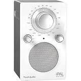 Tivoli Audio iPAL Portable Audio Laboratory AM/FM Radio, Silver/White