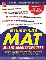 McGraw-HIll's MAT: Miller Analogies Test (McGraw-Hill's Mat)