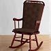 Baby Doll Bedding Heavenly Soft Adult Rocking Chair Cushion Pad Set, Chocolate