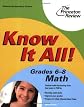 Know It All! Grades 6-8 Math (K-12 Study Aids)