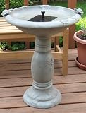 Smart Solar Country Gardens Solar Birdbath