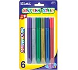 Bazic Metallic Glitter Glue Pen, 15 ml, 6 per Pack (Case of 144)