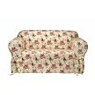 Vintage Floral Loveseat Slipcover