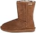 BEARPAW Women's Eva Short Snow Boot,Hickory,6 M US