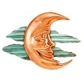 Copper Moon with Clouds- 33"
