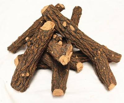 7 Country Oak Split Fire Gas Log Sticks (No Hearth Kits) for Natural Gas / Liquid Propane Fireplace or Pit