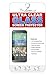 HTC One M8 Screen Protector - Tempered Glass - Package Includes Microfiber Cleaning Wipe, Installation Tips with Video - Retail Packaging - by TruShield