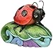 Jim Shore Heartwood Creek Mini Ladybug Stone Resin Figurine, 2.75”