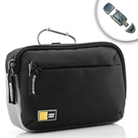 Premium Shock-Absorbing Protective Digital Camera Case for Canon Powershot S95 / SD1300IS / SD1400IS / SD1200IS / SD780IS / SX130IS / A3100IS / D10 / SX210IS / SD3500IS / SD940IS and MANY MORE **Includes Card Reader