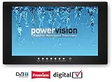 17 Powervision Digital Waterproof Bathroom Lcd Black Tv