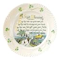 Belleek 9-Inch Harp Blessing Plate