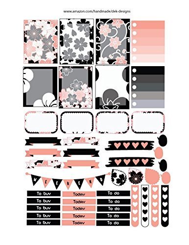 Weekly planning stickers 