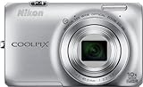 Nikon Coolpix S6300 Digitalkamera (16 Megapixel, 10-fach opt. Zoom, 6,7 cm (2,7 Zoll) Display, bildstabilisiert) silber