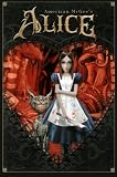 American McGee's Alice (Key Art, Alice and Cheshire Cat) Art Poster Print - 22