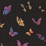 輸入壁紙 イギリス製 Graham & Brown / グラハム・アンド・ブラウン GLITTERATI Flutterby Black 31-174