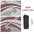 Reversible Mat 159125 Burgundy Swirl Pattern Mat 9'x12'