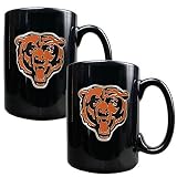 2 Pc Chicago BearsCoffee Mug Set - Black by Great Amreican Products