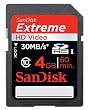 SanDisk Extreme SDHC 4GB Class 10 Speicherkarte