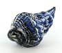 Blue Sea Shell Seashell Glass Art Bathroom Decoration