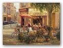Cafe Corner, Paris by Haixia Liu 28"x22" Art Print Poster