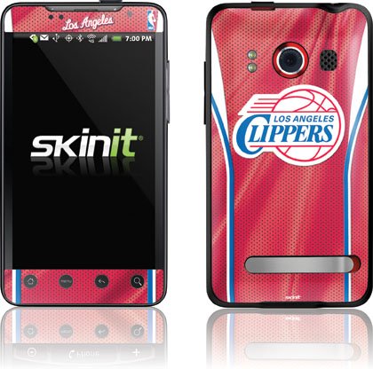Skinit Los Angeles Clippers Jersey Vinyl Skin for HTC EVO 4G