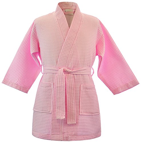Kids Waffle Kimono Spa Party Robe