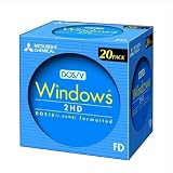 三菱化学 2HDV20EC 2HD DOS/Vフォーマット 20枚
