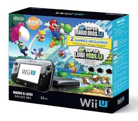 Nintendo Wii U 32GB Mario & Luigi Deluxe Set
