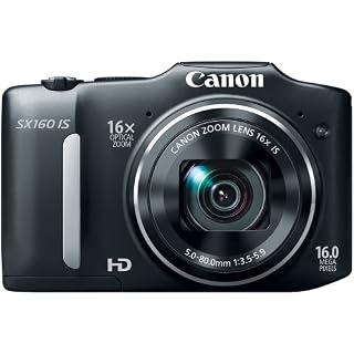 Canon PowerShot SX160 IS 16MP Digital Camera with 16x IS Zoom