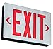 Lithonia Lighting LE S 1 R EL N Aluminum LED Emergency Exit Sign
