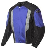 Joe Rocket Phoenix 5.0 Mens Mesh Textile Motorcycle Jacket Blue/Black XXXL